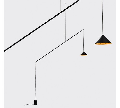 Светильник на растяжке Italline IT03-1429 black/orange IT03-1429