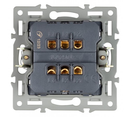 Выключатель перекрестный одноклавишный без рамки Arlight 043718 SWT