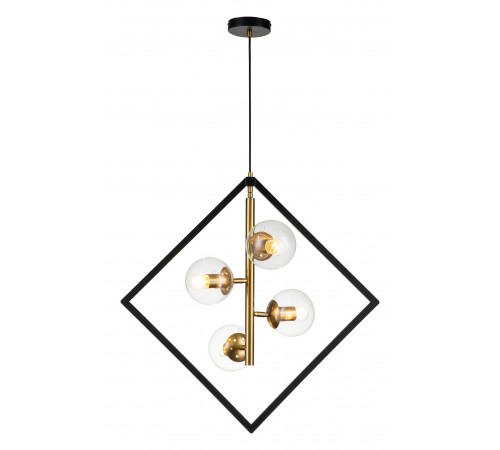 Подвесная люстра Indigo 13005/A/4P Black Faccetta