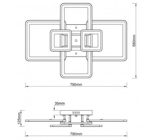 Потолочная люстра Escada 10286/6LED Plain