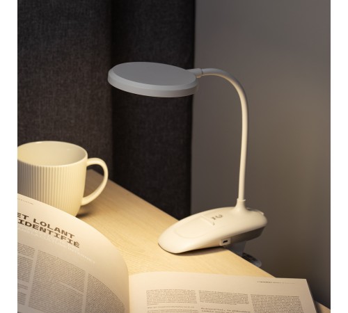 Настольная лампа офисная Эра NLED-513-6W-W