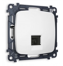 Розетка телефонная RJ-11 со штрокой, без рамки Ambrella Volt MO132030 Quant