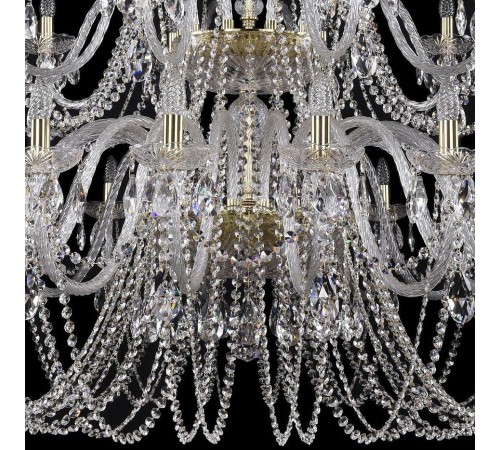 Подвесная люстра Bohemia Ivele Crystal 1402/20+10+5/530/h-206/3d/G 1402
