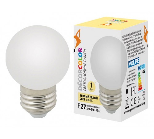 Лампа светодиодная Volpe UL-00006560