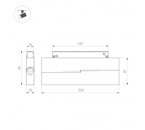 Накладной светильник Arlight 035866(1) MAG-ORIENT