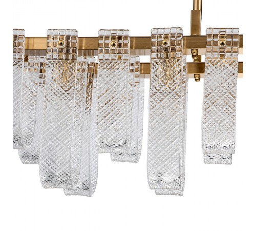 Люстра на штанге Indigo 12027/10PL Brass Brina