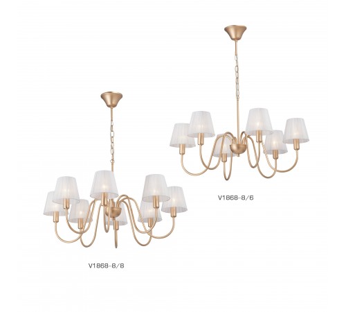 Подвесная люстра Vitaluce V1868-8/6 V1868