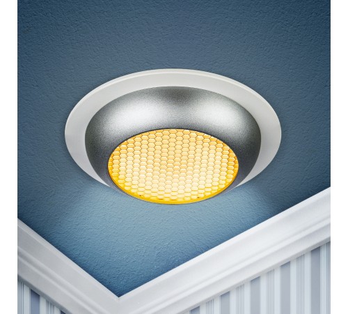 Встраиваемый светильник Эра KL111 WH/SL