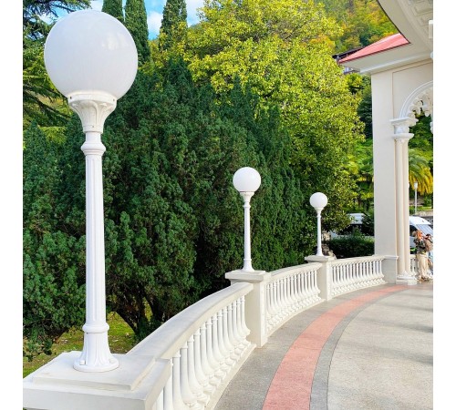 Наземный высокий светильник Fumagalli G40.163.000.WYE27 Globe 400