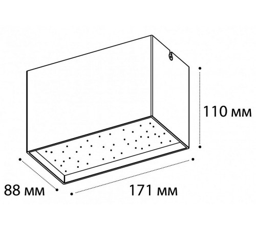 Накладной светильник Italline DL 3029 black 3000K DL 3029