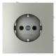 Розетка с заземлением, без рамки Voltum VLS040105 S70