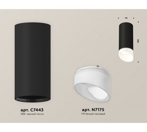 Накладной светильник Ambrella Light XS7443017 XS