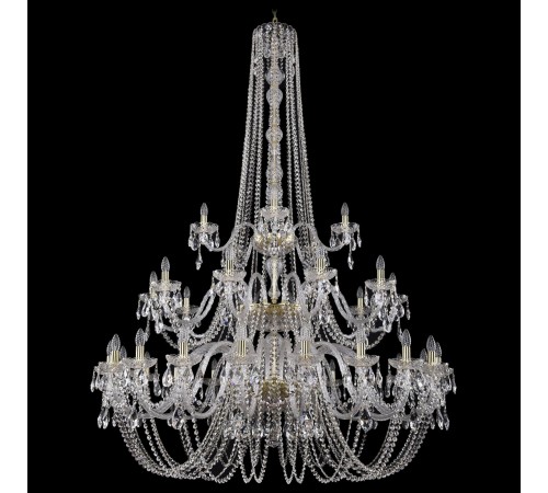 Подвесная люстра Bohemia Ivele Crystal 1402/20+10+5/530/h-206/3d/G 1402