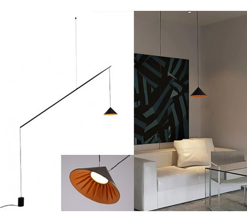 Светильник на растяжке Italline IT03-1429 black/orange IT03-1429