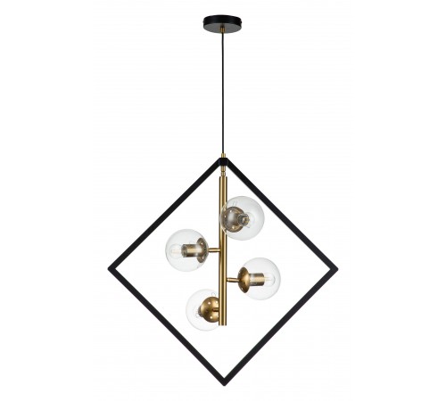 Подвесная люстра Indigo 13005/A/4P Black Faccetta