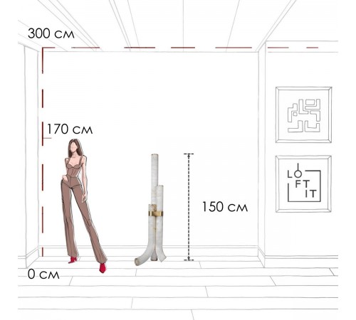Торшер Loft it 10412F Sumatra