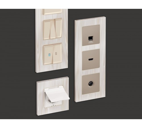 Рамка на 3 поста Ambrella Volt AF930303 Grand