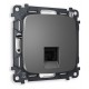 Розетка Ethernet RJ-45 и со шторками, без рамки Ambrella Volt MO662010 Quant