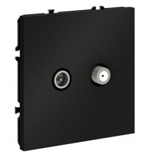 ТВ-розетка и SAT-розетка оконечная без рамки Voltum VLS060408 S70