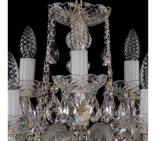 Подвесная люстра Bohemia Ivele Crystal 1402/6_3/195/G 1402
