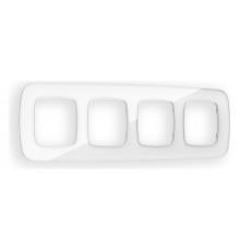 Рамка на 4 поста Ambrella Volt OF320104 Radian Стекло органическое