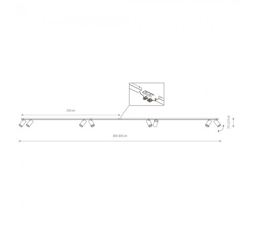 Спот Nowodvorski 7750 Mono 2x150