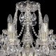 Подвесная люстра Bohemia Ivele Crystal 1413/12+6/300/G 1413