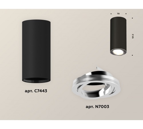 Накладной светильник Ambrella Light XS7443003 XS