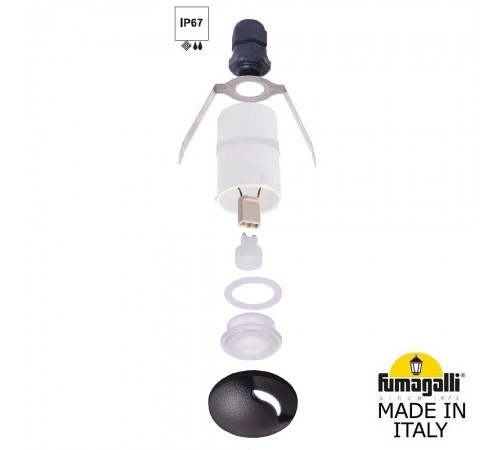 Встраиваемый светильник Fumagalli 2L1.000.000.AXZ1L Teresa