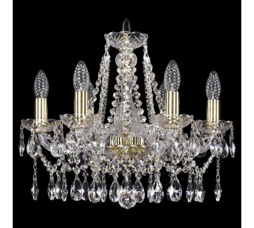 Подвесная люстра Bohemia Ivele Crystal 1413/6/165/G 1413