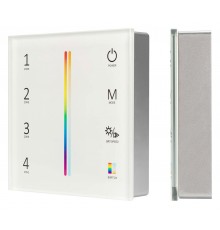 Панель-регулятора цвета RGBW  сенсорный накладной Arlight 028309 SMART