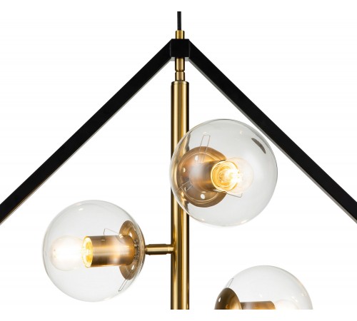 Подвесная люстра Indigo 13005/A/4P Black Faccetta