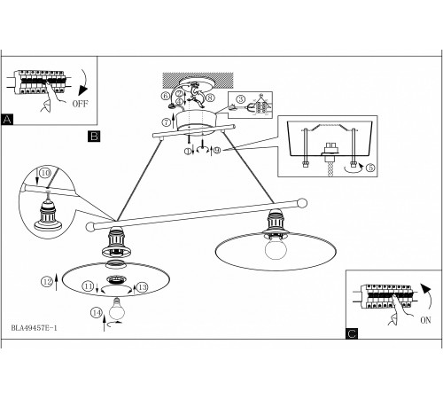 Подвесной светильник Eglo 49457 Stockbury