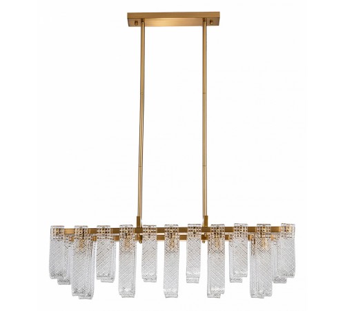 Люстра на штанге Indigo 12027/10PL Brass Brina