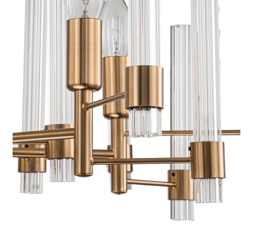Подвесная люстра Indigo 11040/7P Brass Favara