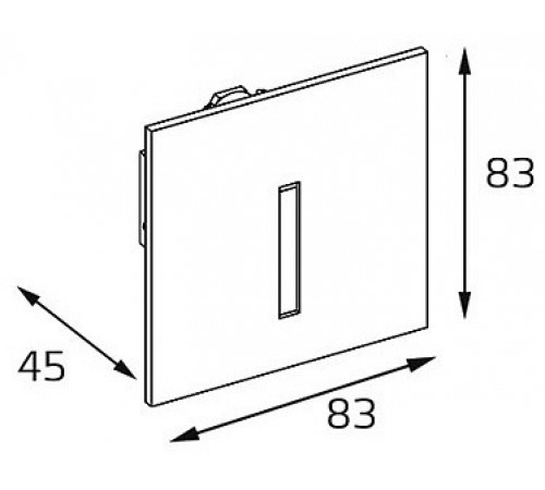 Встраиваемый светильник Italline DL 3020 white DL 3020