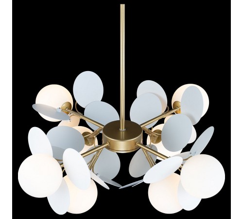Люстра на штанге Loft it 10008/8 white Matisse