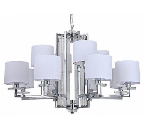 Подвесная люстра Newport 35408+4/C chrome без абажуров 35400