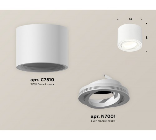 Накладной светильник Ambrella Light XS7510001 XS