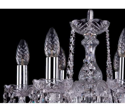 Подвесная люстра Bohemia Ivele Crystal 1402/6/141/Ni 1402