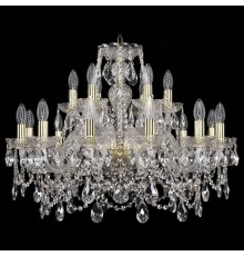 Подвесная люстра Bohemia Ivele Crystal 1411/12+6/240/G 1411