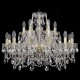 Подвесная люстра Bohemia Ivele Crystal 1411/12+6/240/G 1411