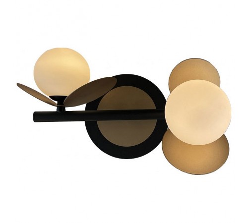 Бра iLedex W4641-2 MBK+SGD Savage