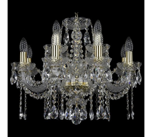 Подвесная люстра Bohemia Art Classic 11.12.8+4.195.Gd.Sp 11.12