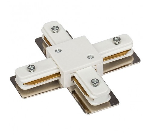 Соединитель с токопроводом X-образный для треков Arlight 018114 Lgd