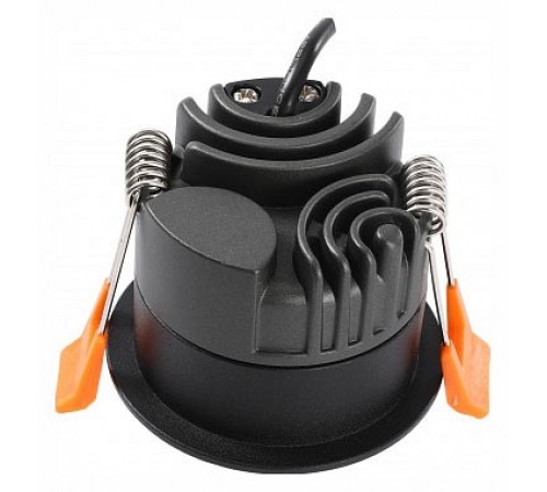 Встраиваемый светильник iLedex 107-7W-D64-3000K-24DG-BK Mars