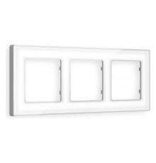 Рамка на 3 поста Ambrella Volt AF580133 Arctic