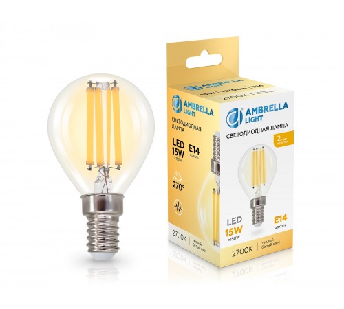 Лампа светодиодная Ambrella Light 451533 G45