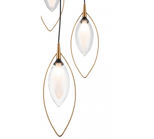 Подвесной светильник Indigo 13001/3P Black Fiore