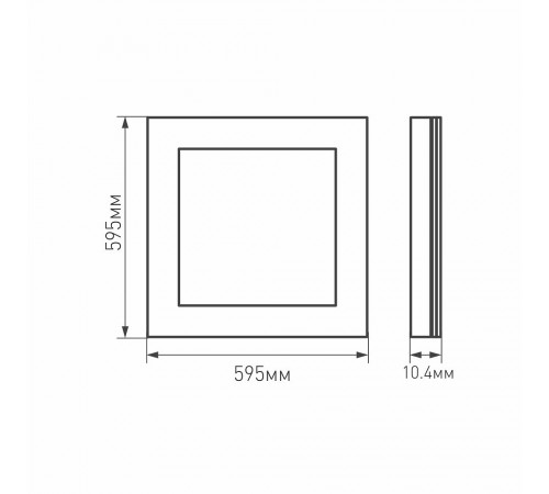 Светильник для потолка Армстронг Arlight 023145(2) IM PANEL